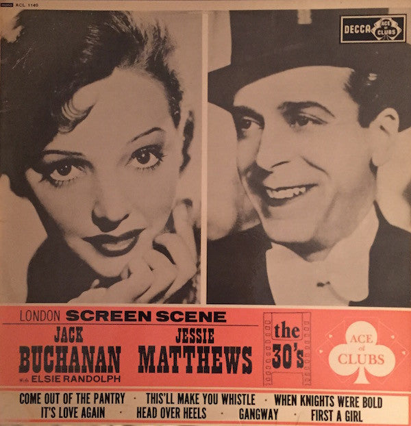 Jack Buchanan With Elsie Randolph / Jessie Matthews (2) : London Screen Scene  (LP, Comp, Mono)