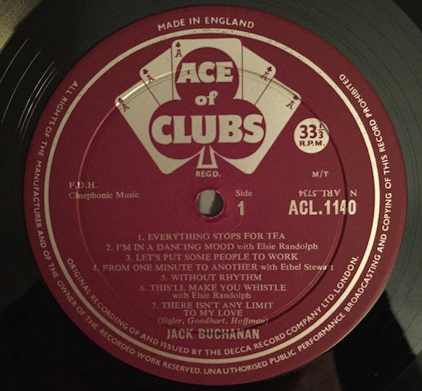 Jack Buchanan With Elsie Randolph / Jessie Matthews (2) : London Screen Scene  (LP, Comp, Mono)