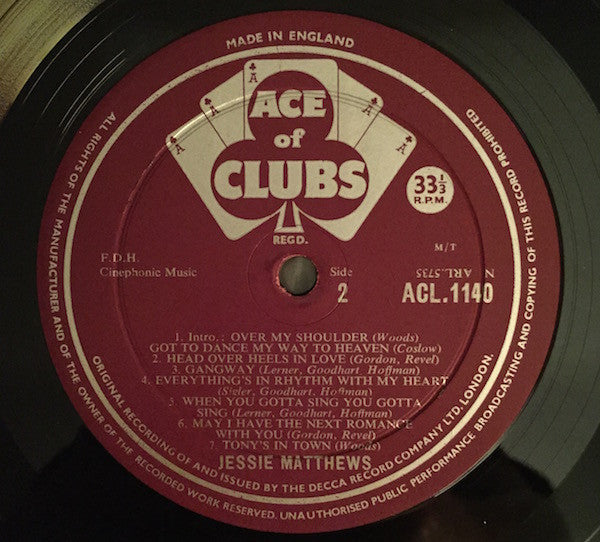Jack Buchanan With Elsie Randolph / Jessie Matthews (2) : London Screen Scene  (LP, Comp, Mono)