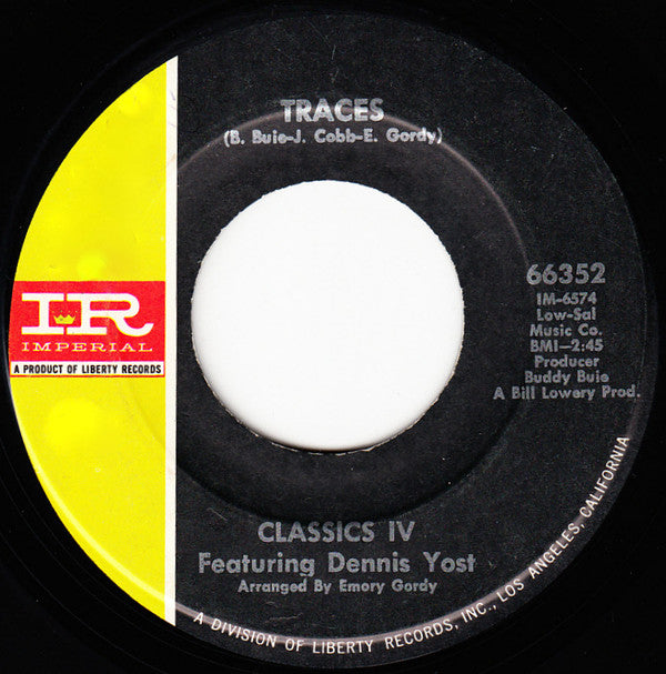 The Classics IV : Traces / Mary, Mary Row Your Boat (7", Single, Sou)