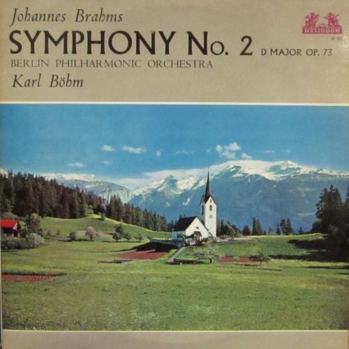 Johannes Brahms, Karl Böhm, Berliner Philharmoniker : Symphony No. 2 D Major Op. 73 (LP, Album, RE, Fak)