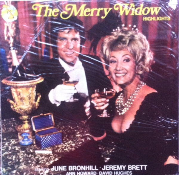 June Bronhill, Jeremy Brett, David Hughes (11), Ann Howard (2) : Highlights From The Merry Widow (LP, Album, RE)