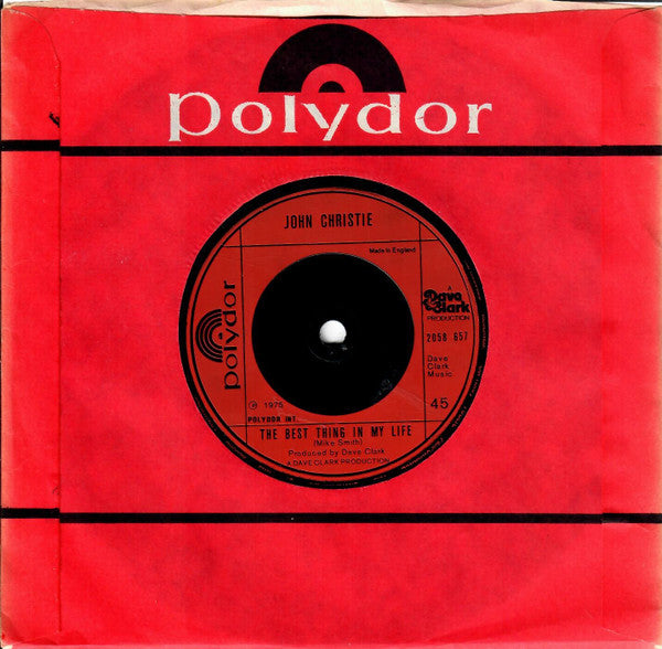 John Christie : Runaway (7", Single)