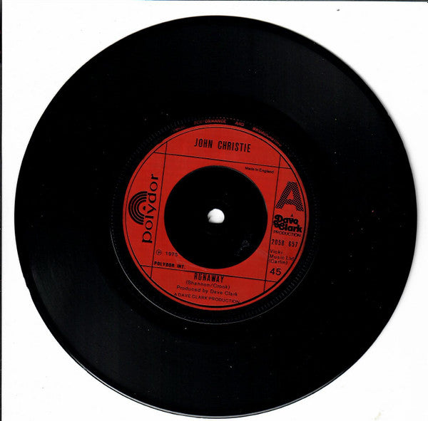 John Christie : Runaway (7", Single)