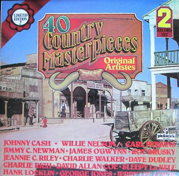 Various : 40 Country Masterpieces (2xLP, Comp, Ltd)