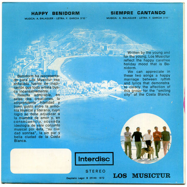 Los Neptuno : Benidorm Es... Sonrisa / ¡Viva Benidorm! (7", Single)