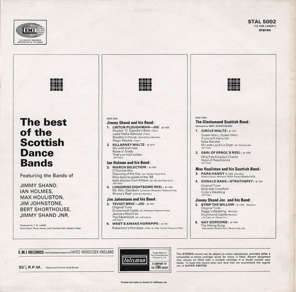 Various : The Best Of The Scottish Dance Bands (LP, RP)