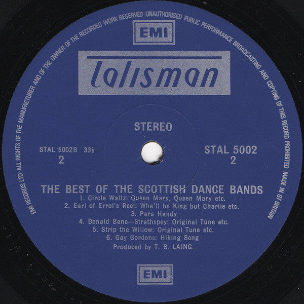 Various : The Best Of The Scottish Dance Bands (LP, RP)