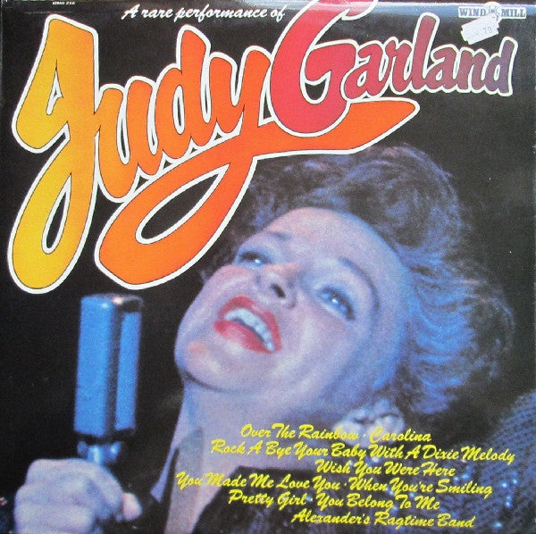 Judy Garland : A Rare Performance Of (LP, Comp, Mono)