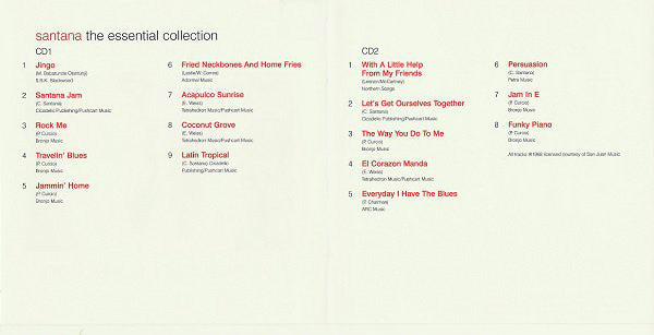 Santana : The Essential Collection (2xCD, Comp, Sli)