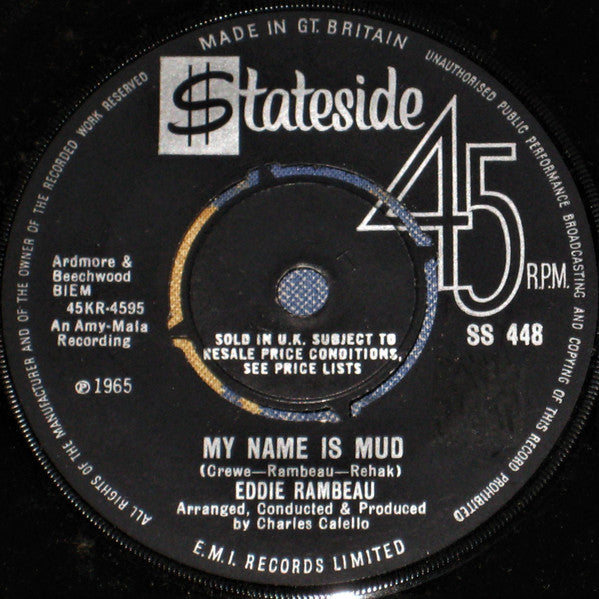 Eddie Rambeau : My Name Is Mud (7", Single)