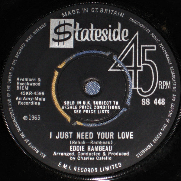 Eddie Rambeau : My Name Is Mud (7", Single)