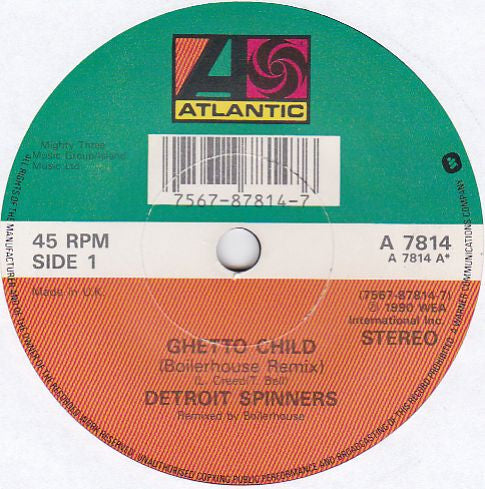 Spinners : Ghetto Child (7", Single)