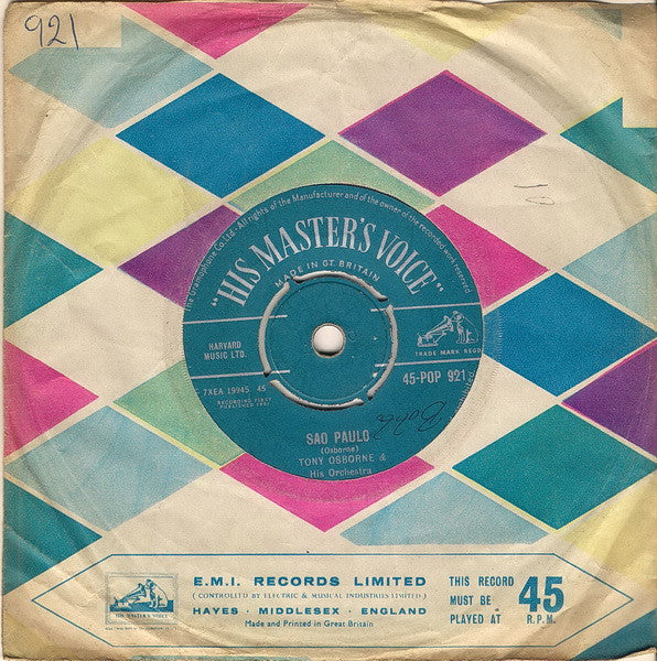 Tony Osborne And His Orchestra : Mexico (7", Single, Mono)