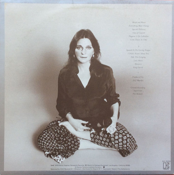 Judy Collins : Bread & Roses (LP, Album)
