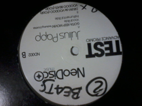 Julius Papp Featuring D'Layna : Gotta Keep Movin (12", Promo, TP)