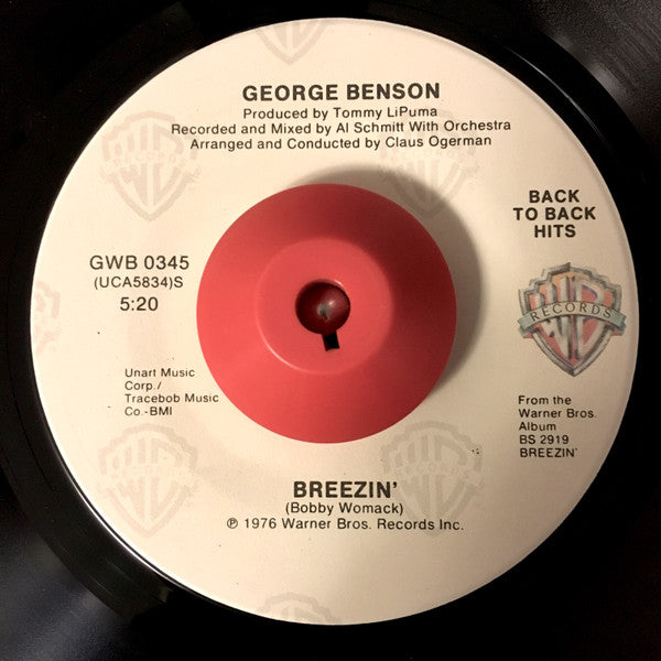 George Benson : This Masquerade / Breezin' (7", Single, RE)