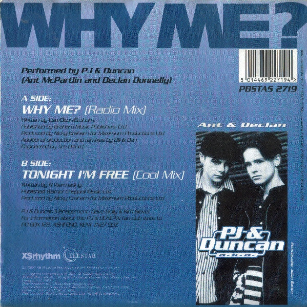 PJ & Duncan : Why Me? (7", Ltd, Pos)