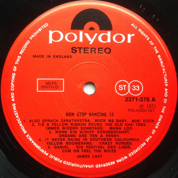 James Last : Non Stop Dancing 15 (LP, Album)