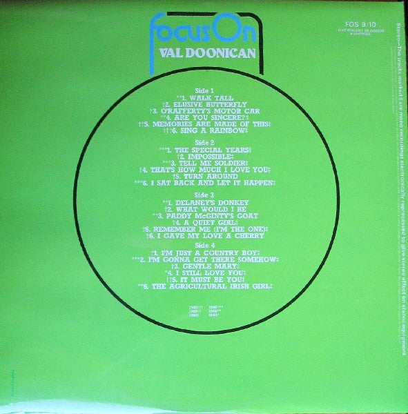 Val Doonican : Focus On Val Doonican (2xLP, Comp)