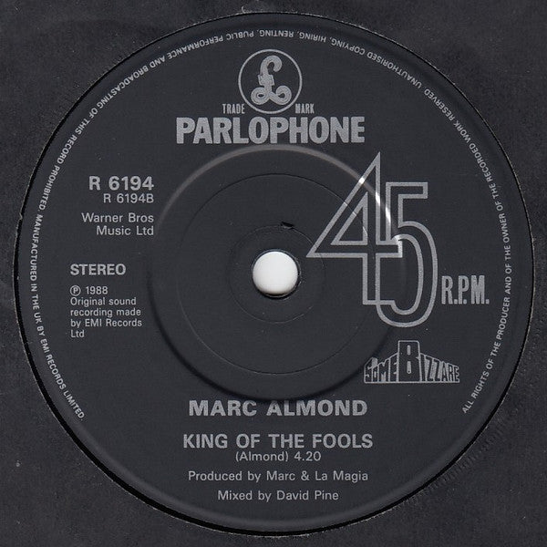 Marc Almond : Bitter-Sweet (7", Single)