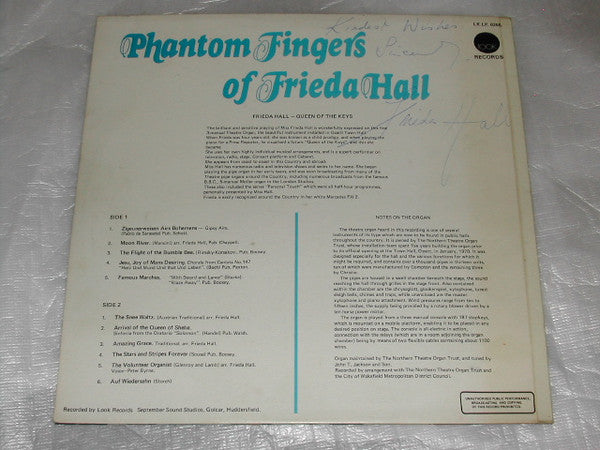 Frieda Hall : Phantom Fingers Of Frieda Hall (LP, Album)