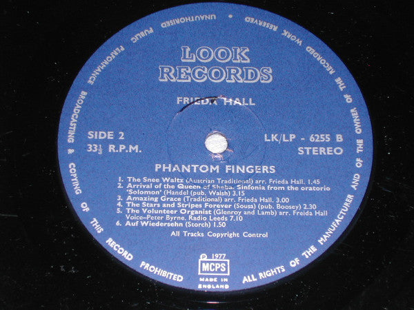 Frieda Hall : Phantom Fingers Of Frieda Hall (LP, Album)