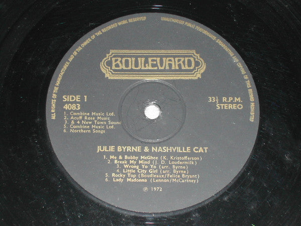 Julie Byrne (2) & The Nashville Cats : The Nashville Sound (LP)