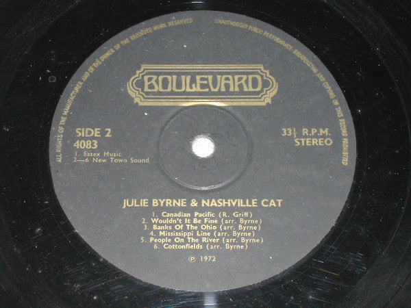 Julie Byrne (2) & The Nashville Cats : The Nashville Sound (LP)