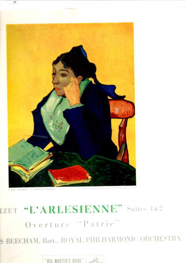 Bizet*, Sir Thomas Beecham, Bart.*, Royal Philharmonic Orchestra : "L'Arlesienne" Suites 1 & 2, Overture "Patrie" (LP, Mono)