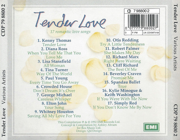 Various : Tender Love (17 Romantic Love Songs) (CD, Comp)