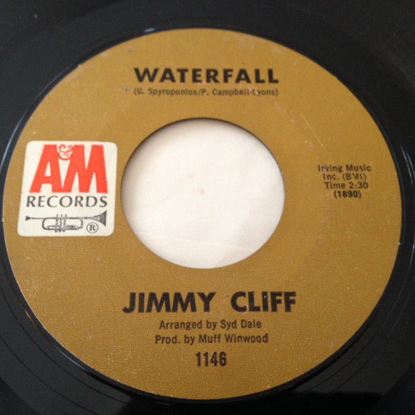 Jimmy Cliff : Wonderful World, Beautiful People / Waterfall (7", Single, Styrene, Mon)
