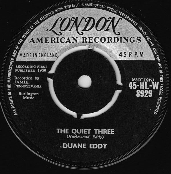 Duane Eddy : Forty Miles Of Bad Road (7", Single, 4 P)