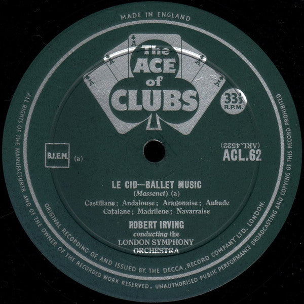 Giacomo Meyerbeer / Jules Massenet - Robert Irving (2) ■ London Symphony Orchestra : Les Patineurs / Le Cid (LP)