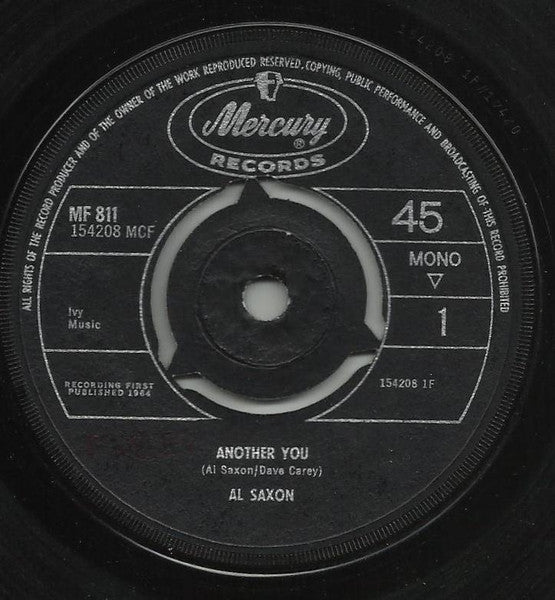 Al Saxon : Another You (7", Single, Mono)