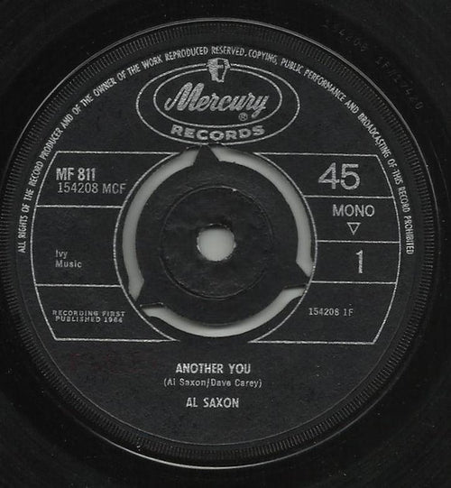 Al Saxon : Another You (7", Single, Mono)