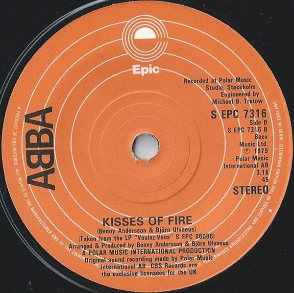 ABBA : Does Your Mother Know (7", Single)