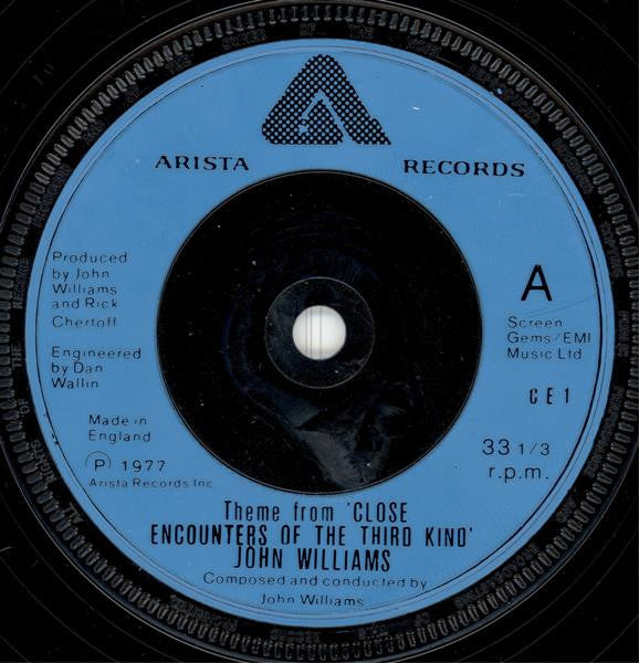 John Williams (4) : Theme From 'Close Encounters Of The Third Kind' (7", S/Sided, Single)