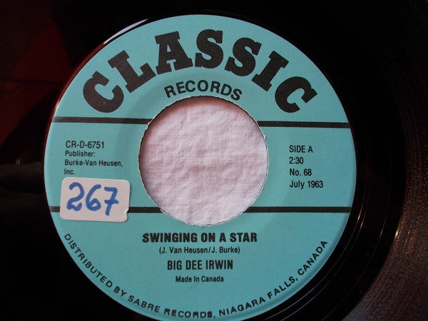 Big Dee Irwin / Charlie Ryan (2) : Swinging On A Star / Hot Rod Lincoln  (7", Single, RE)