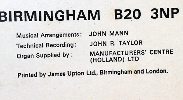 John Mann (2) : An Eminent Occasion (LP)
