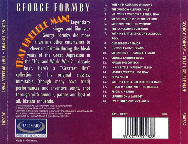 George Formby : That Ukelele Man! (CD, Comp)