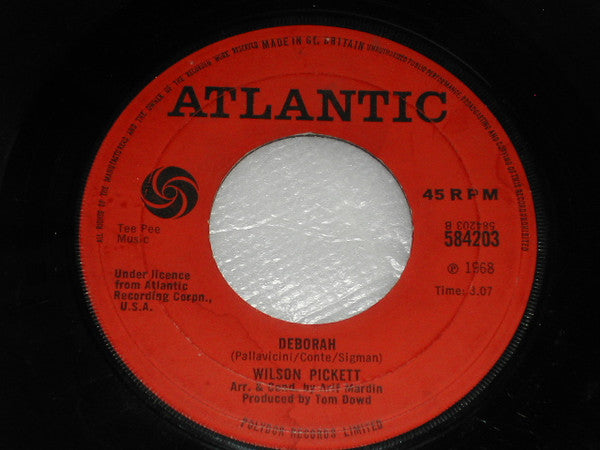 Wilson Pickett : I'm A Midnight Mover (7", Single, Lar)