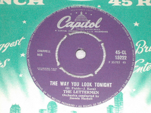 The Lettermen : The Way You Look Tonight / That's My Desire (7", Single)