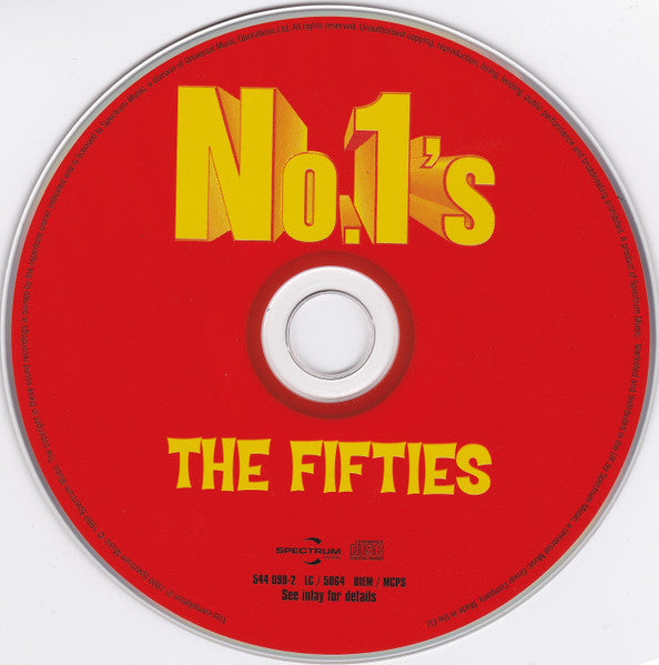Various : No. 1's Of The Fifties (CD, Comp)