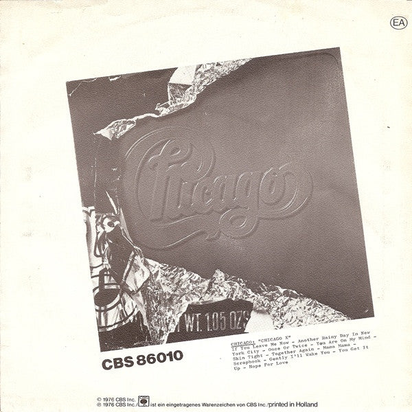 Chicago (2) : If You Leave Me Now (7", Single)