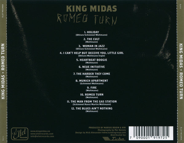 King Midas : Romeo Turn (CD, Album)