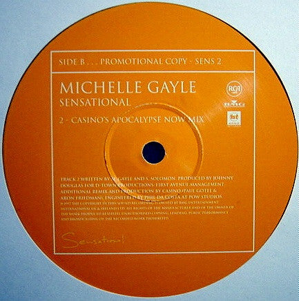 Michelle Gayle : Sensational (2x12", Promo)