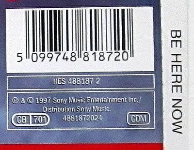 Oasis (2) : Be Here Now (CD, Album)