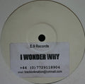 Unknown Artist : I Wonder Why (12", S/Sided, W/Lbl)