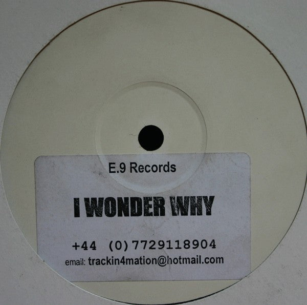 Unknown Artist : I Wonder Why (12", S/Sided, W/Lbl)